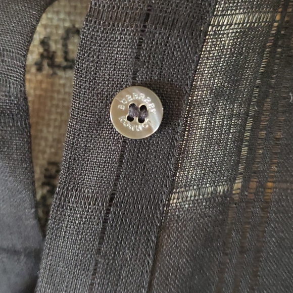 Burberry black button up - Picture 3 of 5